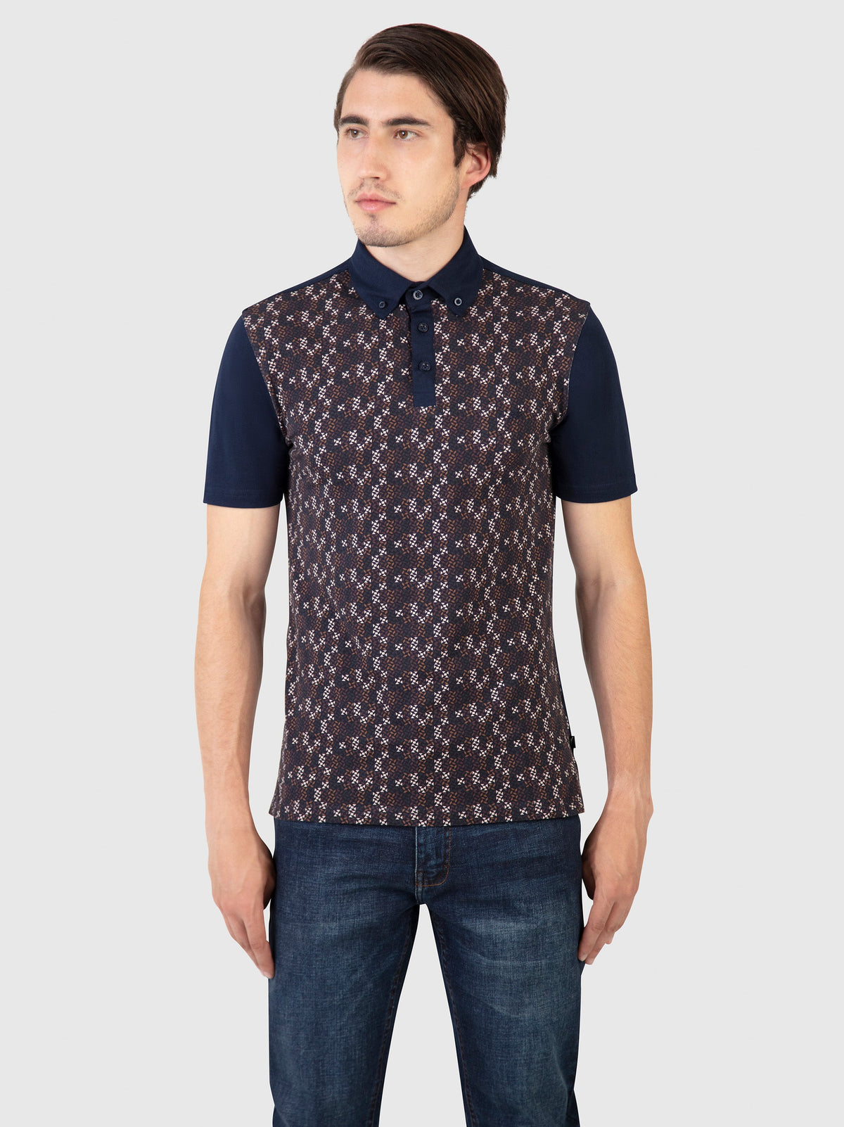 Regular Fit Elan Oak Polo Outsize