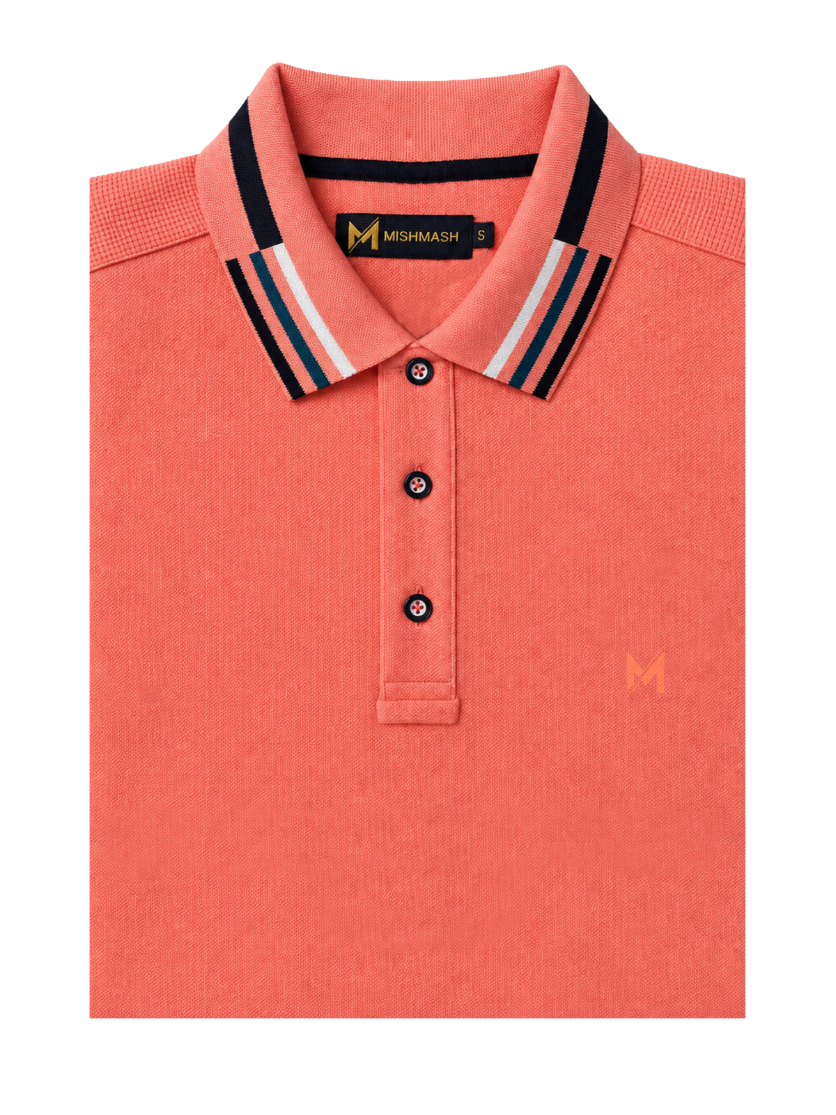 Finn Washed Salmon Polo