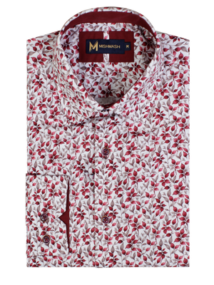 Flora White & Cherry L/S Shirt