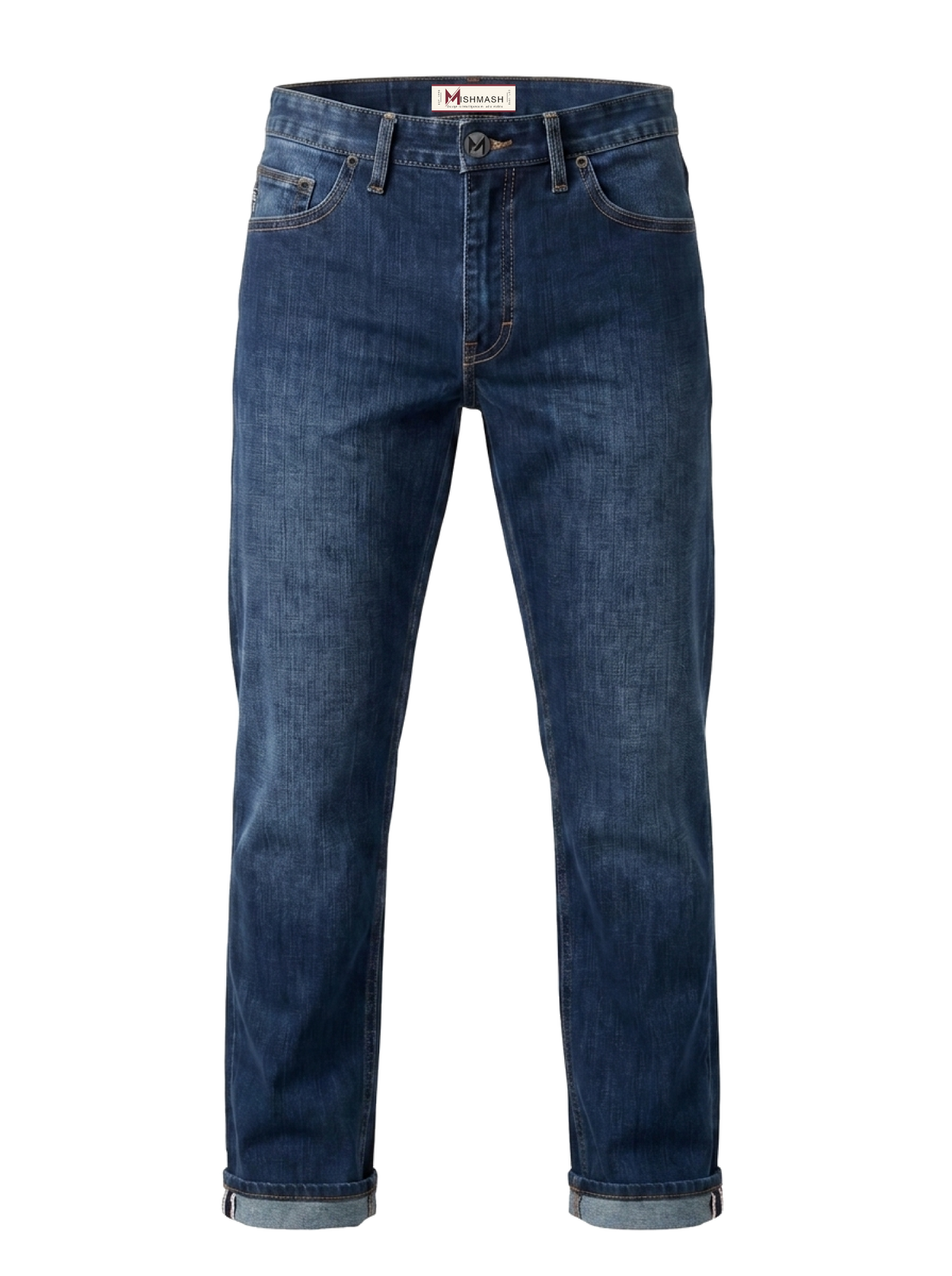 Straight Fit Raider Selvedge Dark Rigid Denim