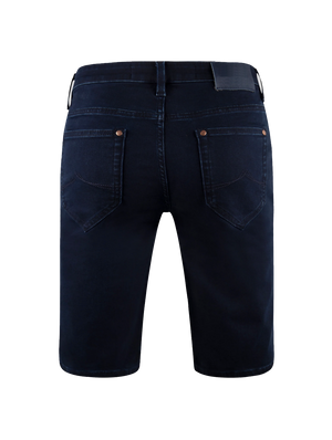 Flex Active Blue Black Denim Short