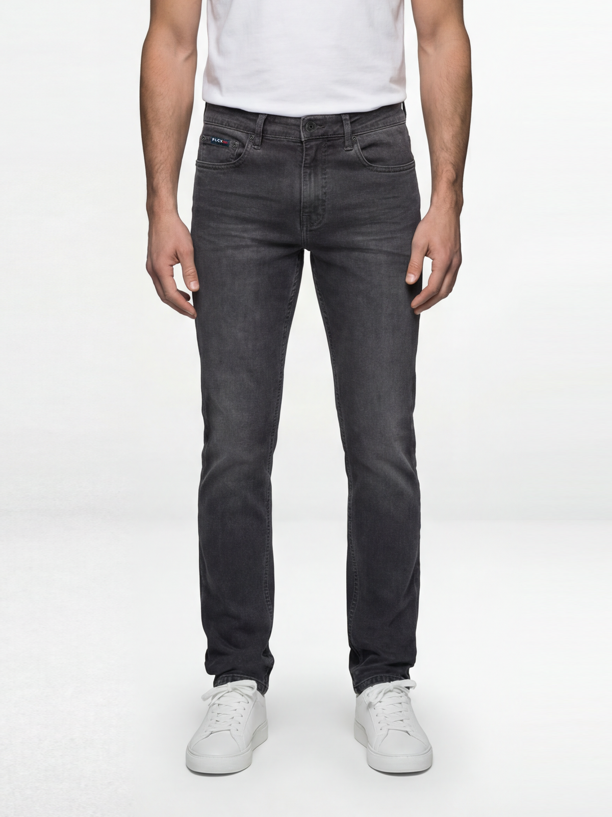 Tapered Fit Flex Active Steel Grey Jean