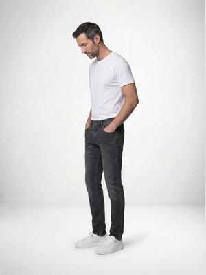 Tapered Fit Flex Active Steel Grey Jean