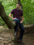 Regular Fit Gritt Plum Jersey Polo