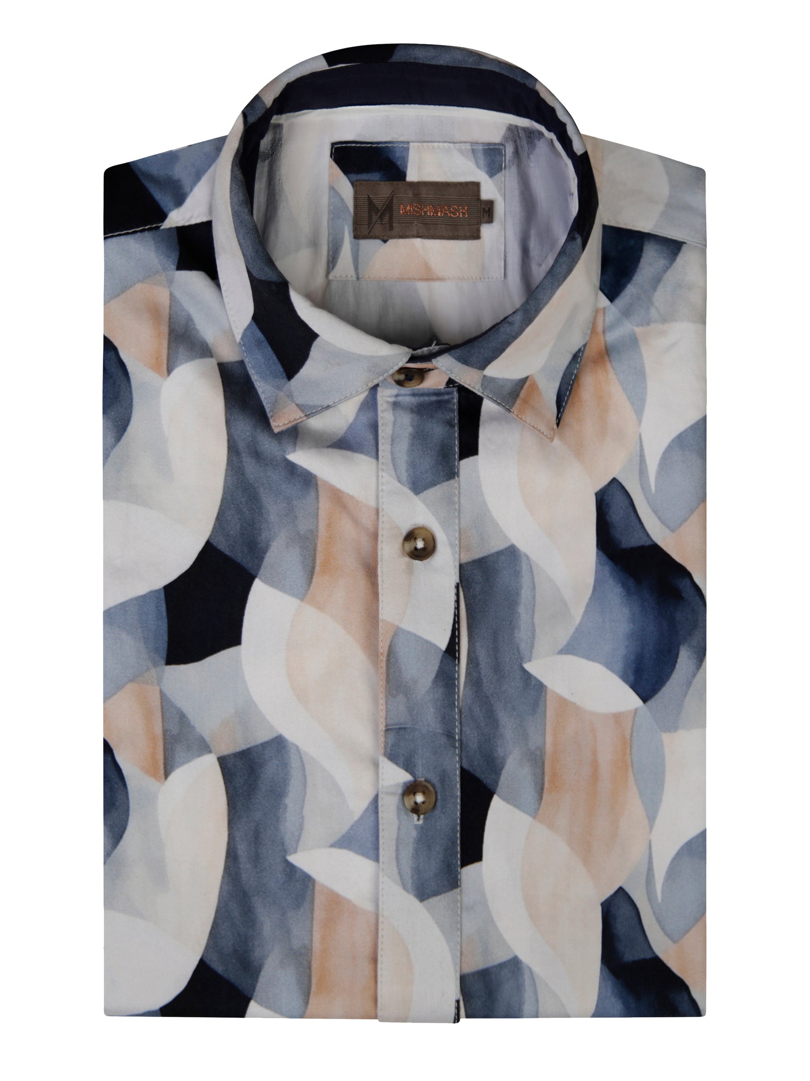 Halo Navy & Stone S/S Shirt