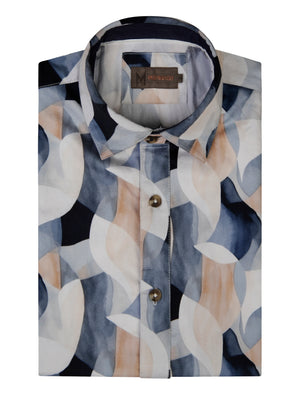Halo Navy & Stone S/S Shirt