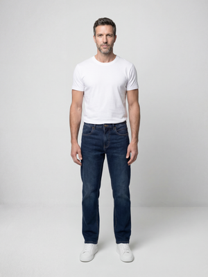 Straight Fit Hailstone Dark Jean