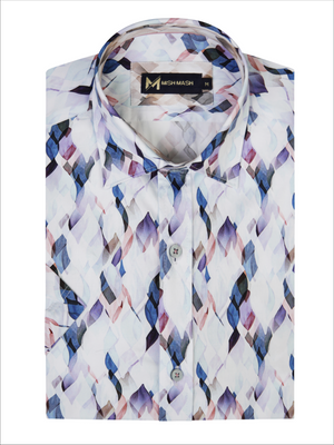 Hunter White & Blue S/S Shirt