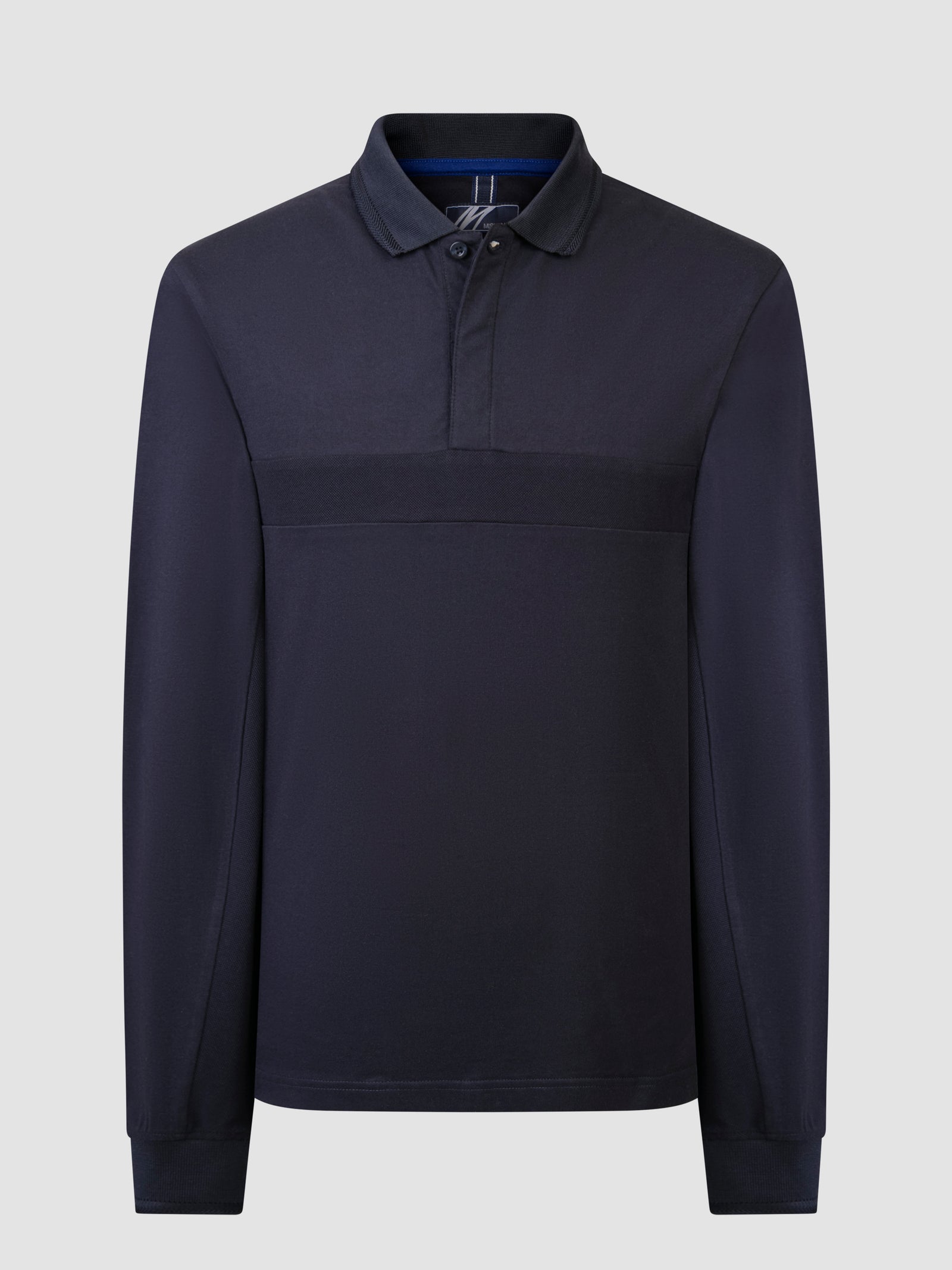 Huron Navy L/S Polo