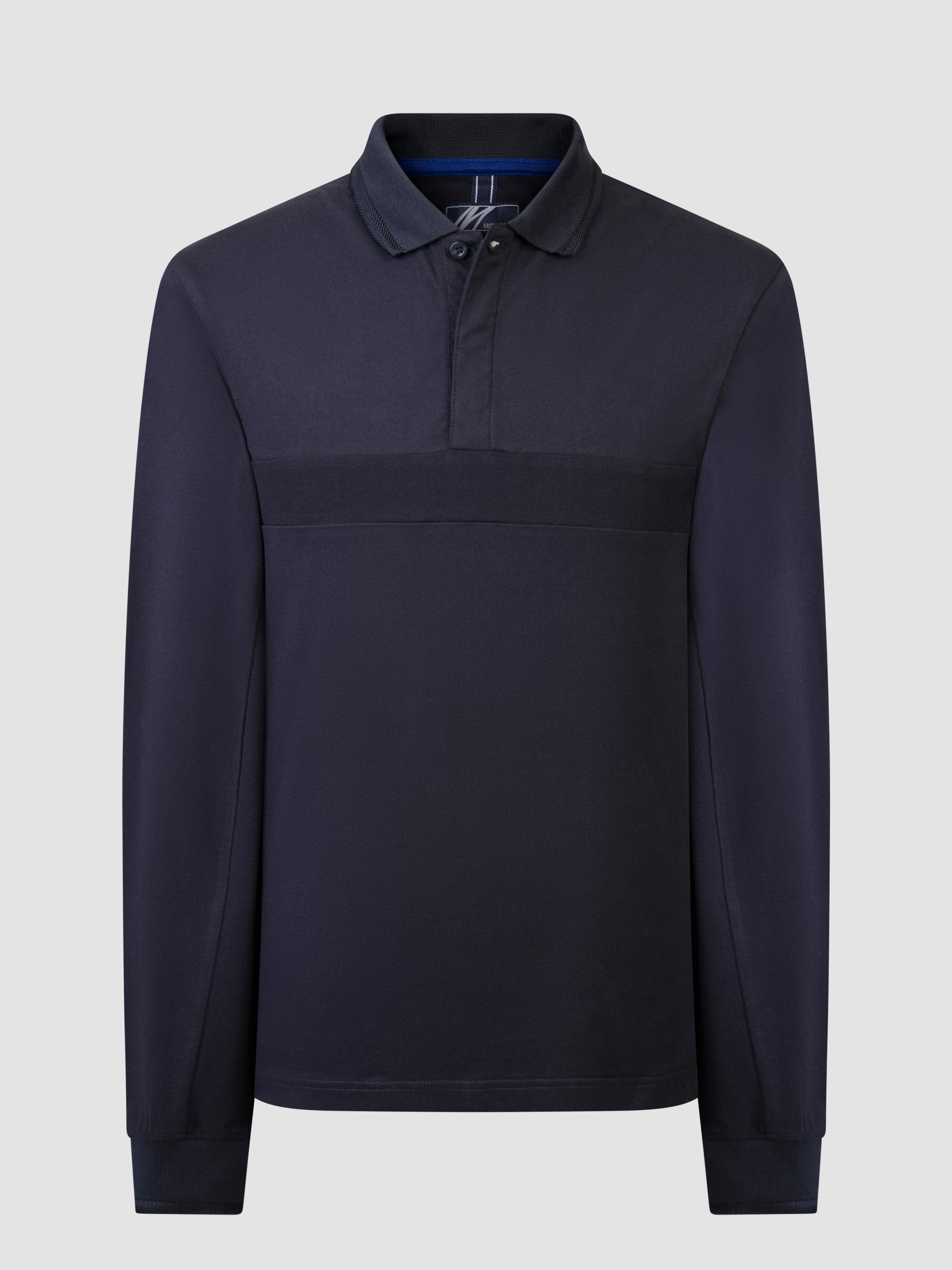 Huron Navy L/S Polo