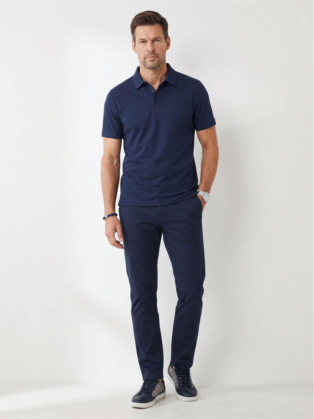 Chamber Navy Polo