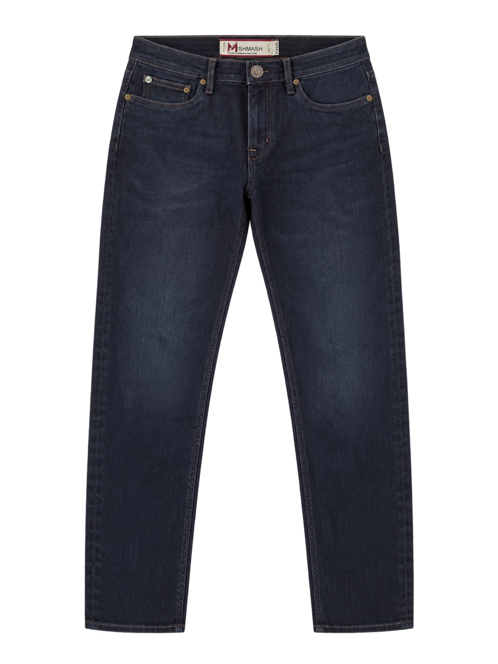 Tapered Fit Impact Blue Black Jean