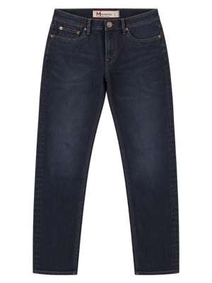 Tapered Fit Impact Blue Black Jean