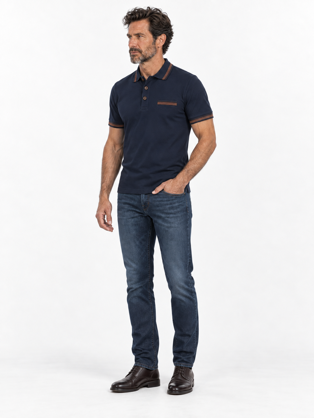 Tempest Navy Polo
