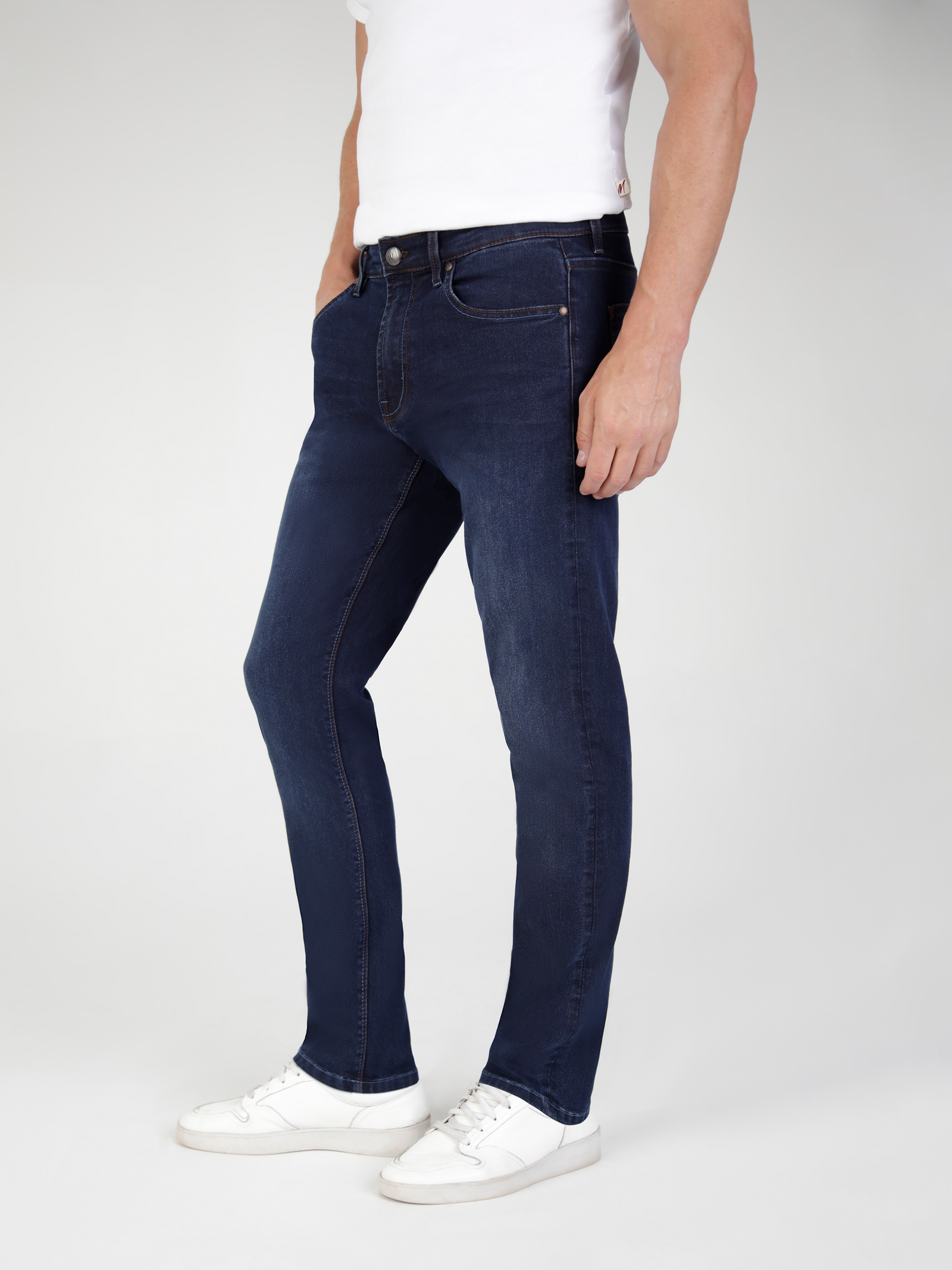 Slim Fit Mid Stretch Lot XX Blue Black Jeans