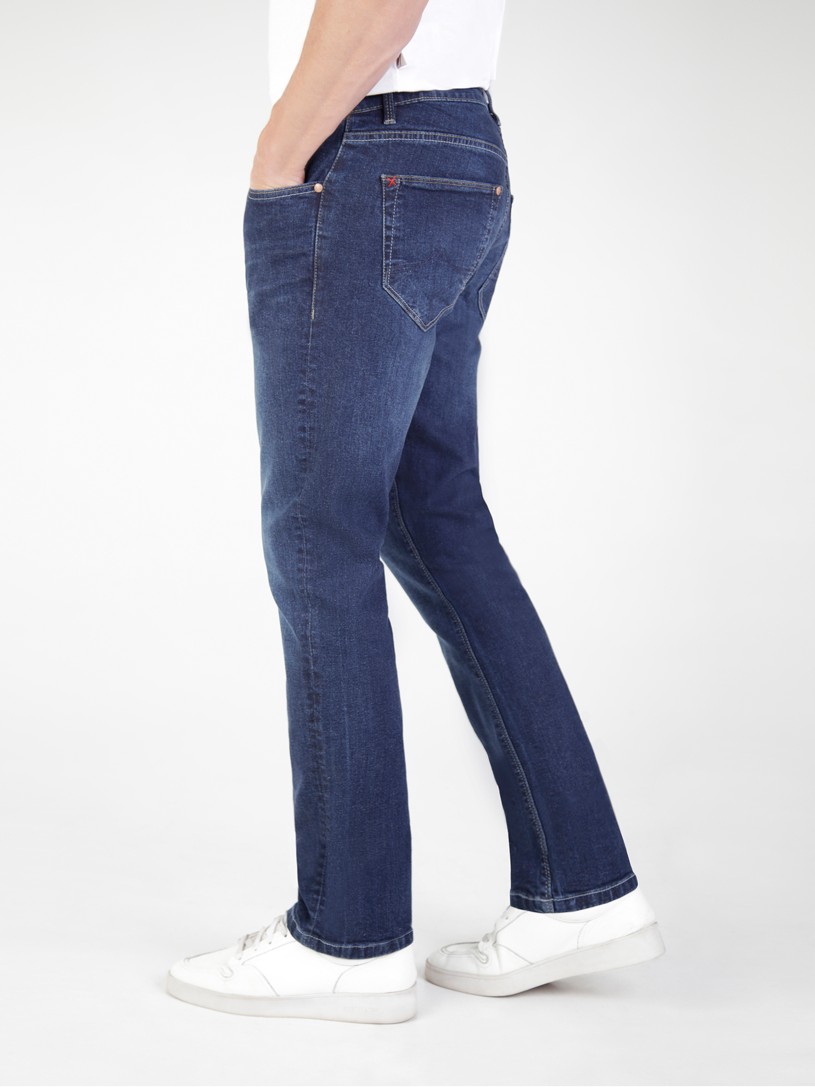 Straight Fit Mid Stretch Lot XX Dark Stretch Jeans