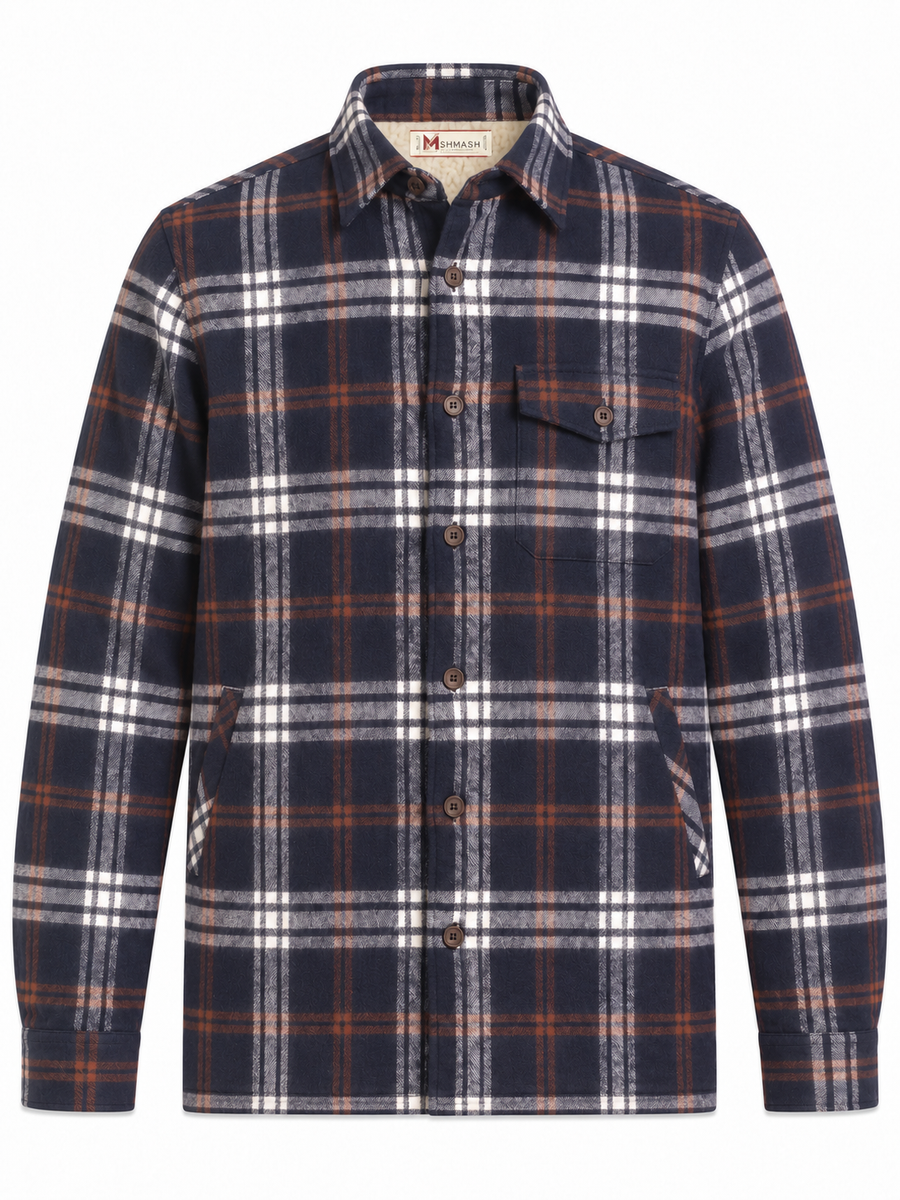 Mantle Navy & Rust Jacket