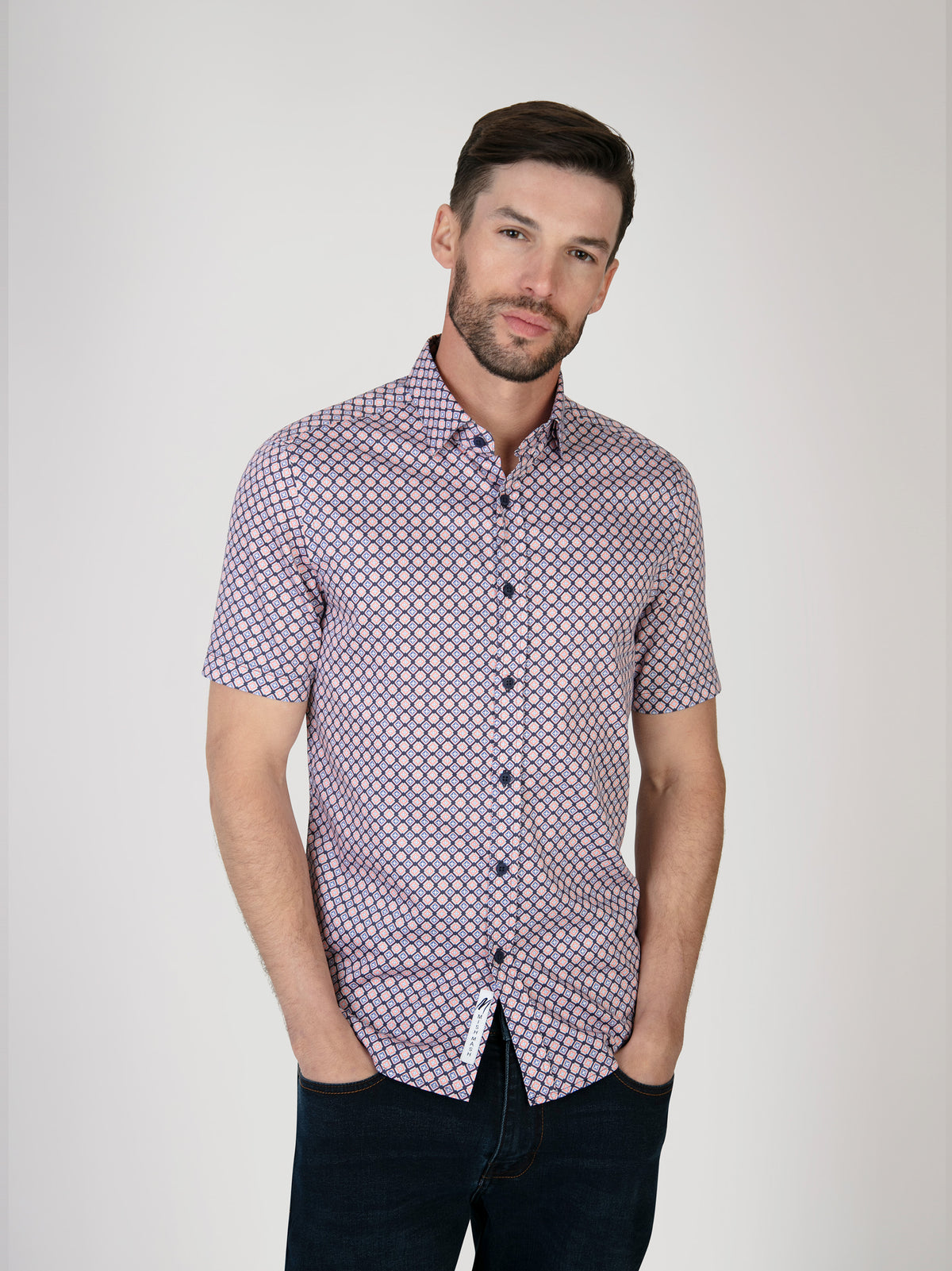 Milan Navy S/S Shirt