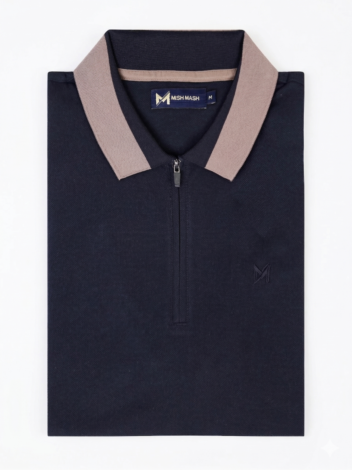 Gravity navy & mink Polo