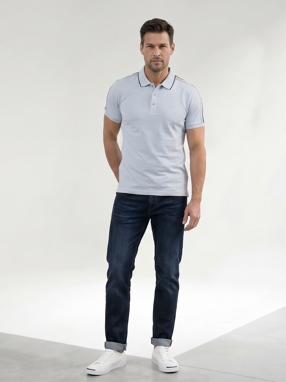 Boren Sky Blue Polo