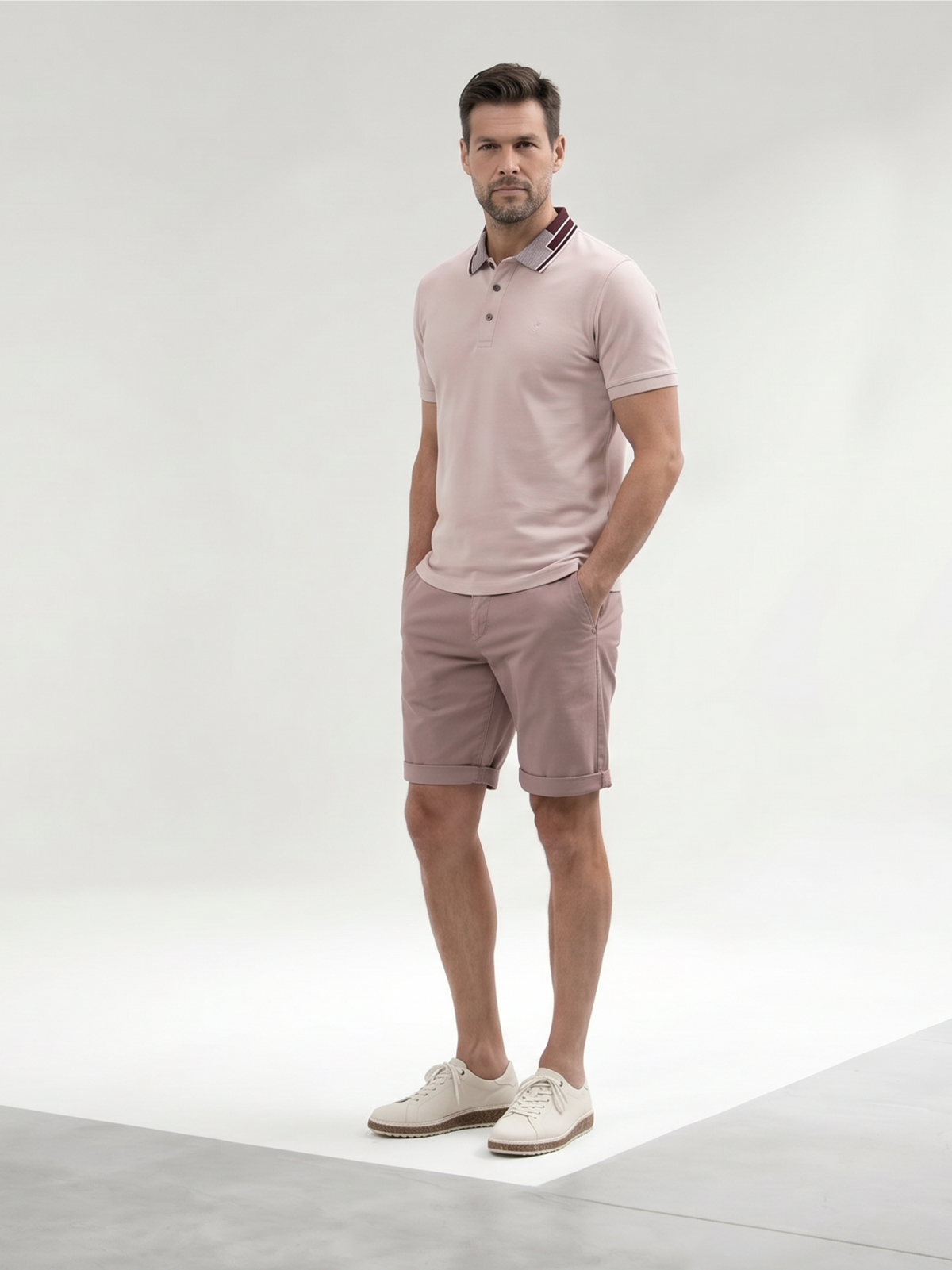 Briza Dusty Pink Polo