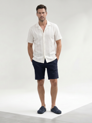 Mid Stretch Weymouth Navy Chino Shorts