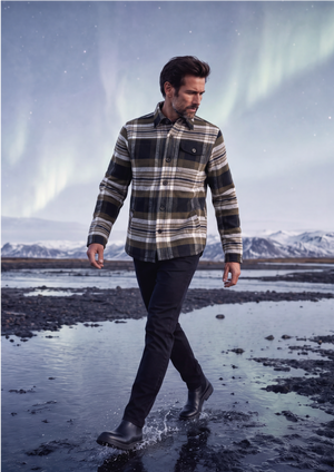 Mantle Black & Khaki Jacket