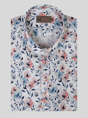 Nebular White & Multi S/S Shirt