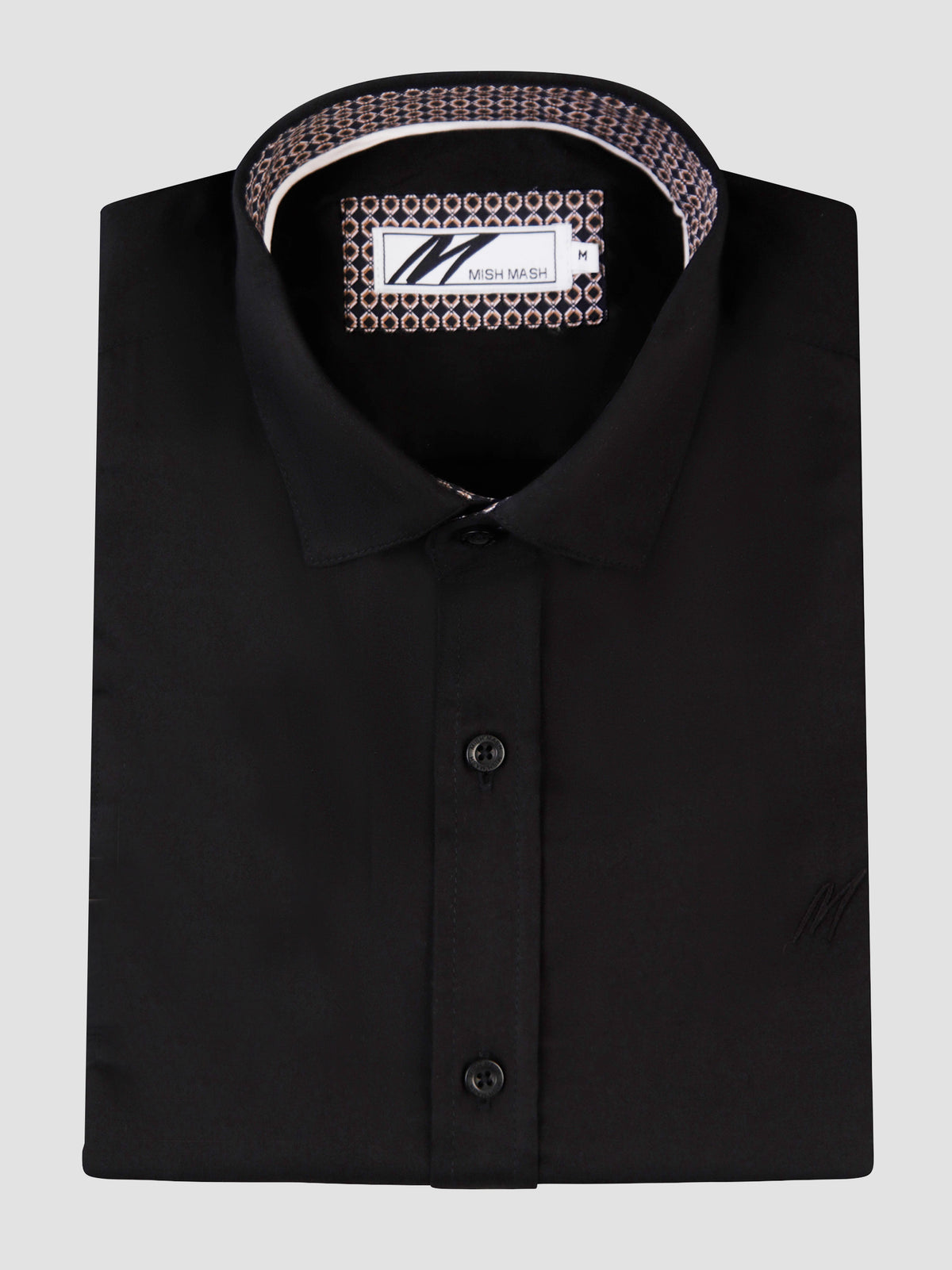 Rosewood Black S/S Stretch Shirt