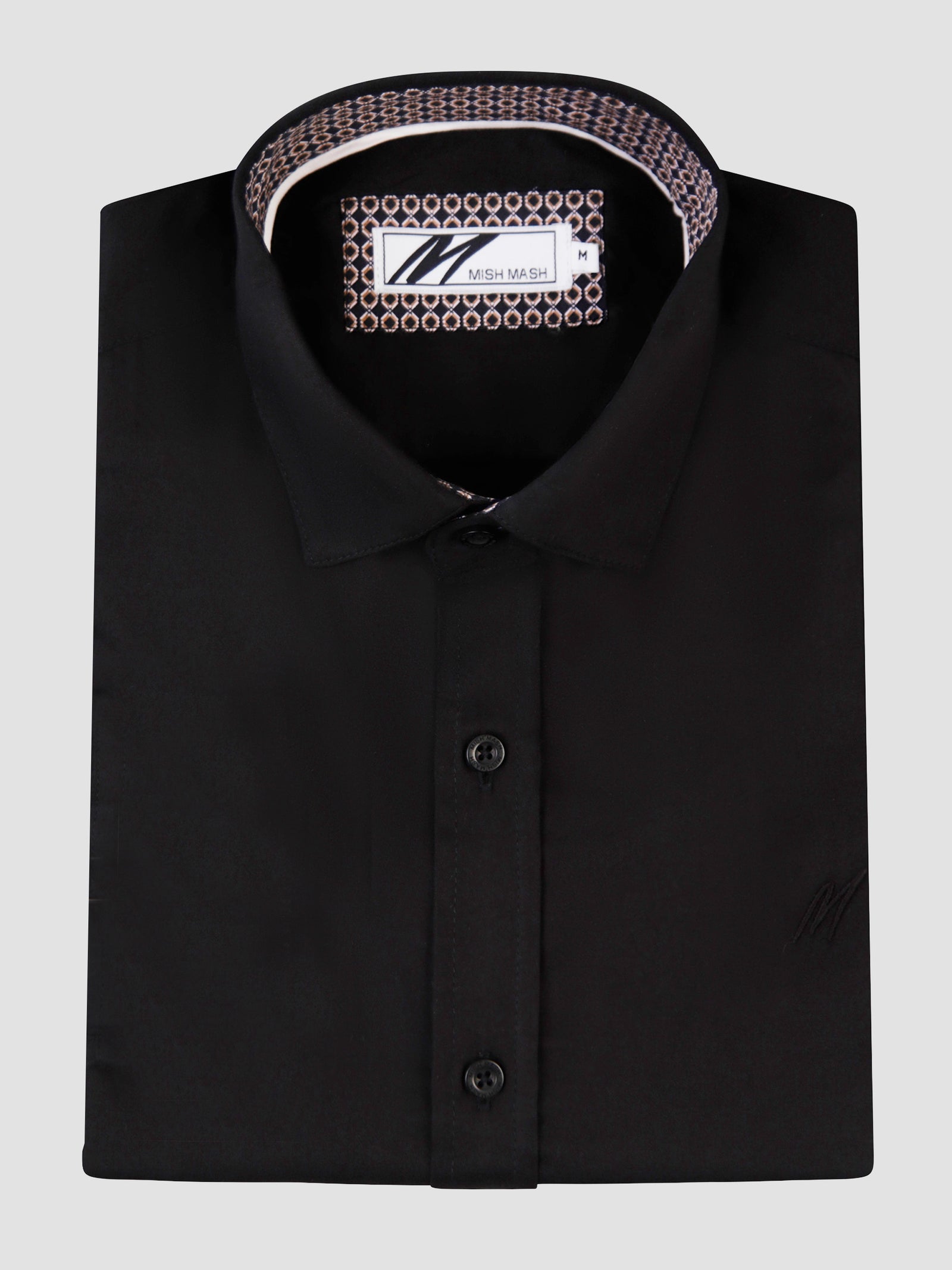 Rosewood Black S/S Stretch Shirt