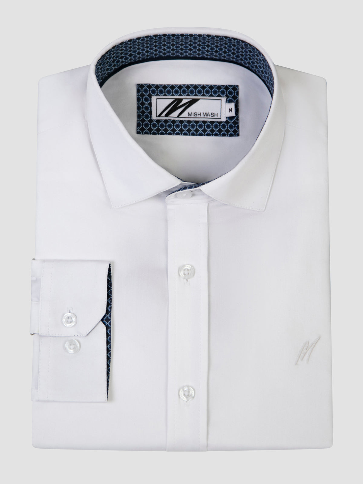 Rosewood White L/S Stretch Shirt