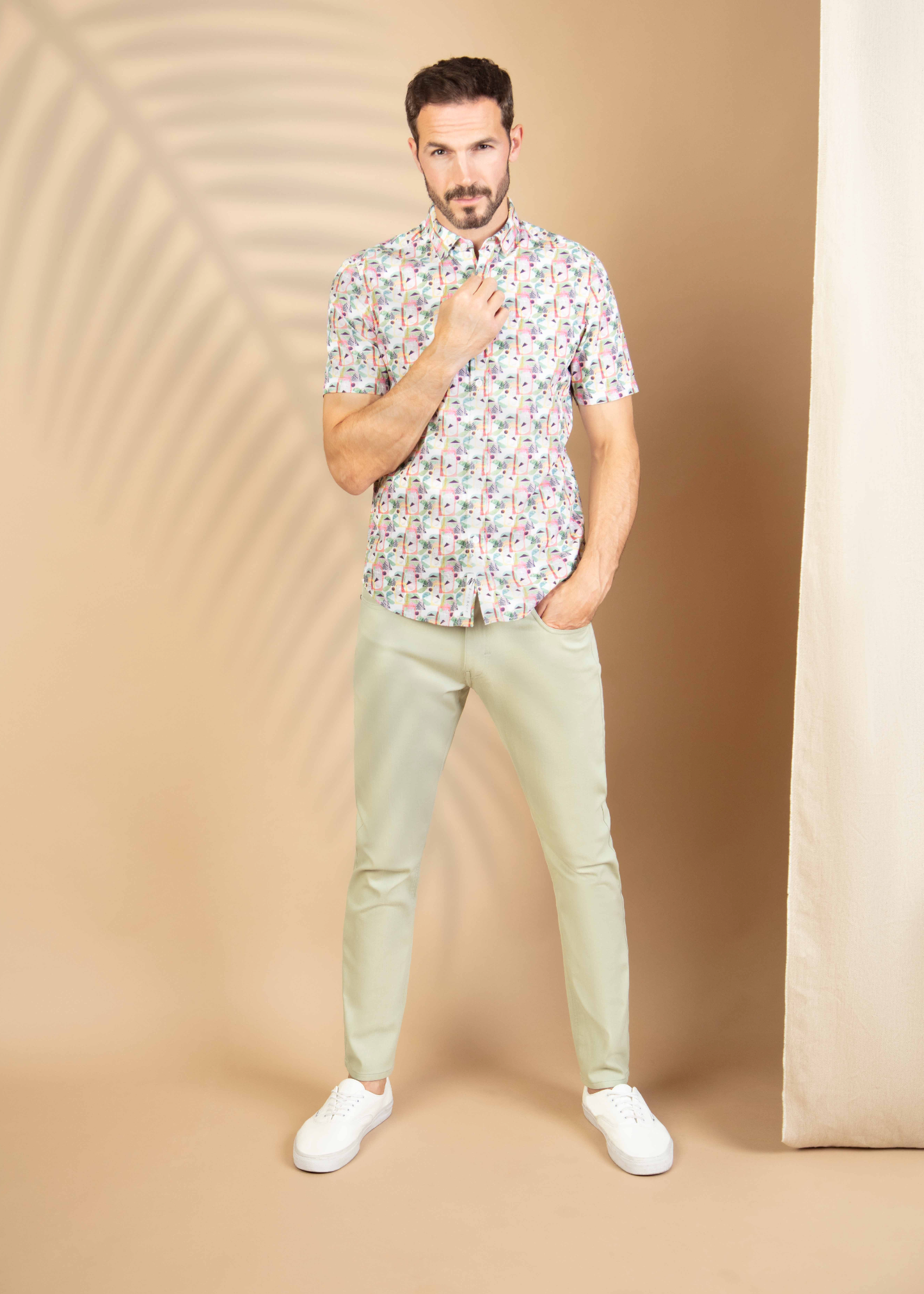 Tapered Fit Abyss Desert Sage Jean