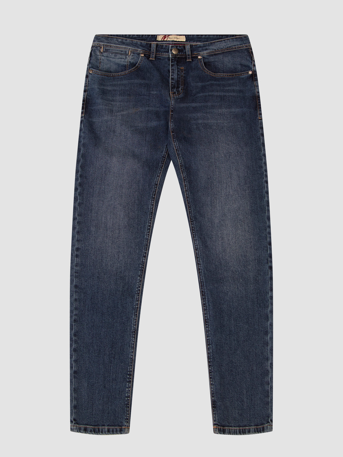 Tapered Fit Mid Stretch Sentinel Mid Denim Jeans