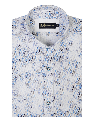 Seti White & Blue S/S Shirt