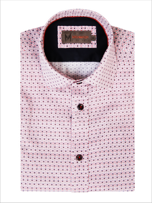 Sol White & Red S/S Shirt