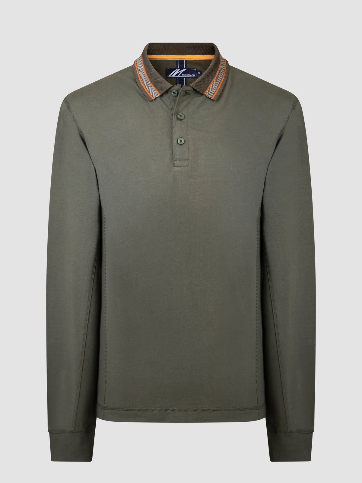 Space Khaki L/S Polo