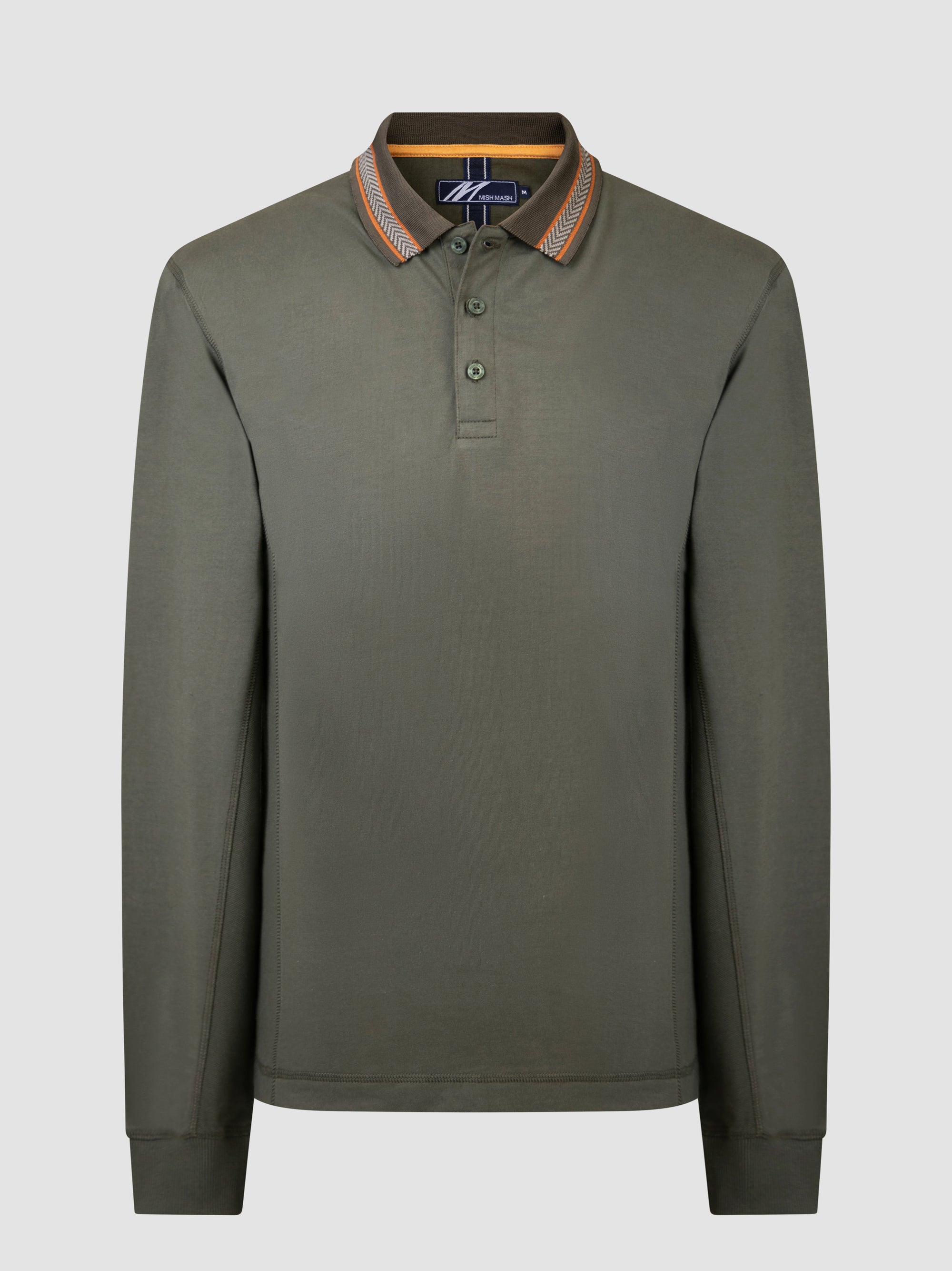 Space Khaki L/S Polo