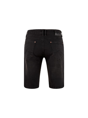 High Stretch Paul Black Denim Jean Shorts
