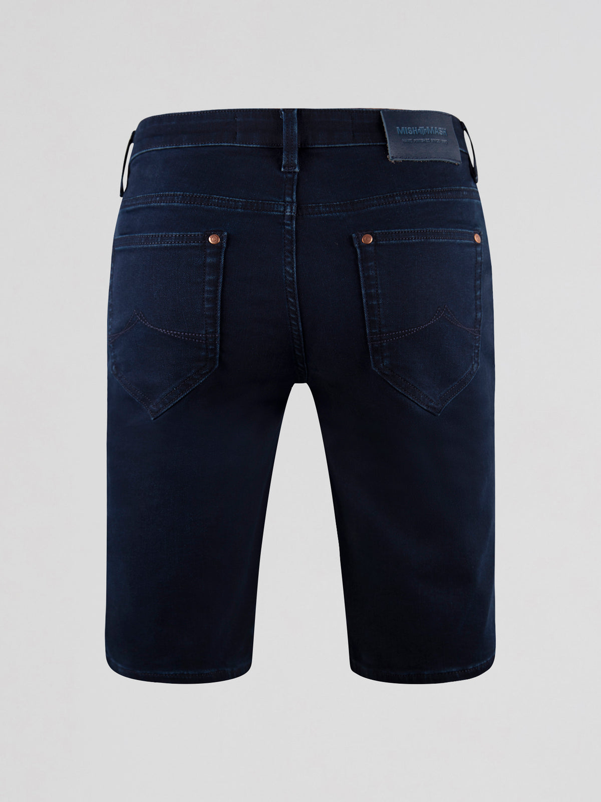 Flex Active Blue Black Denim Short
