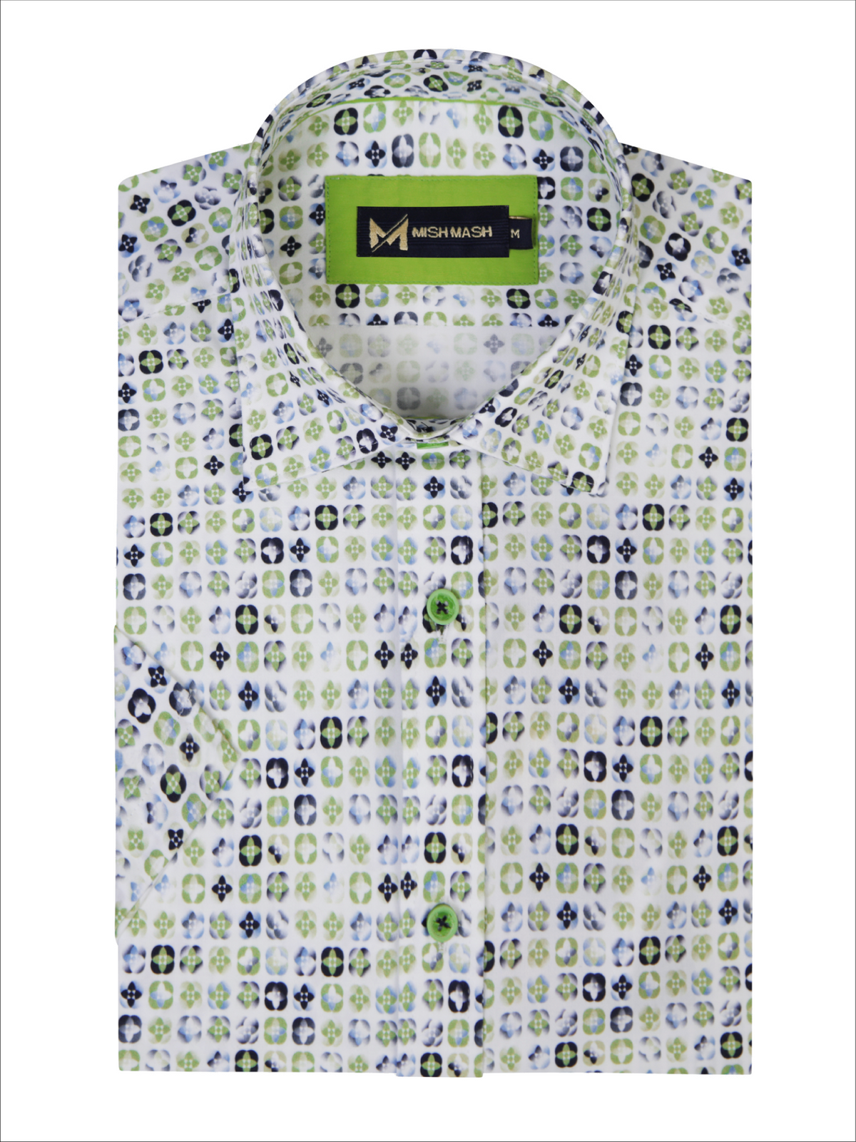 Starburst White & Lime S/S Shirt