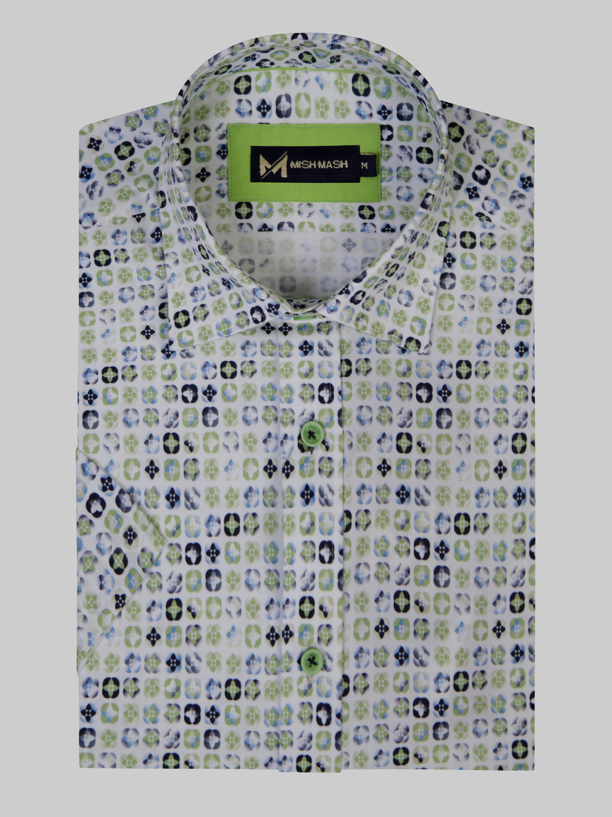 Starburst White & Lime S/S Shirt
