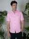 Regular Fit Summit Pink Oxford Short Sleeve Shirt