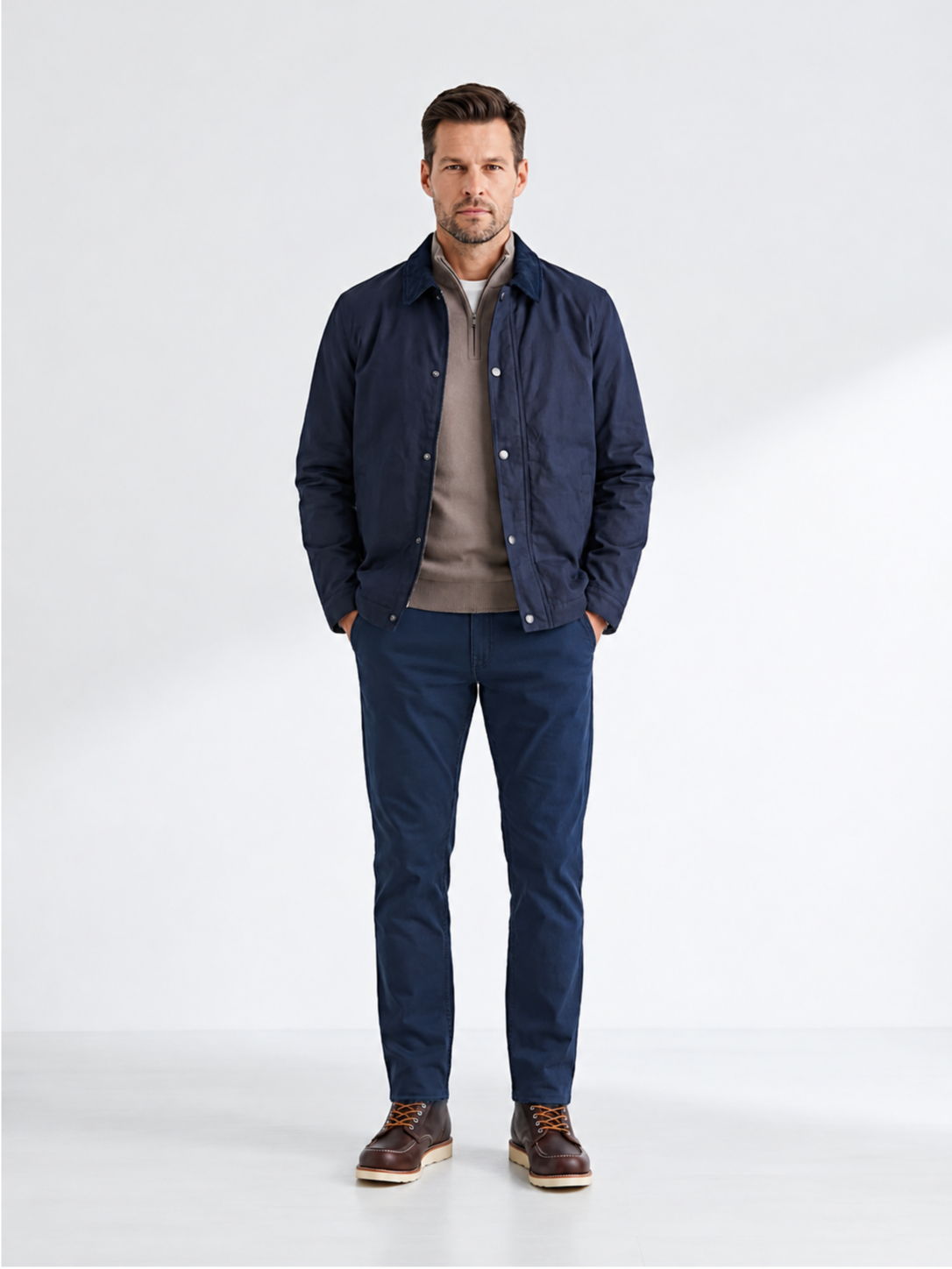 Pineward Navy Wax Jacket