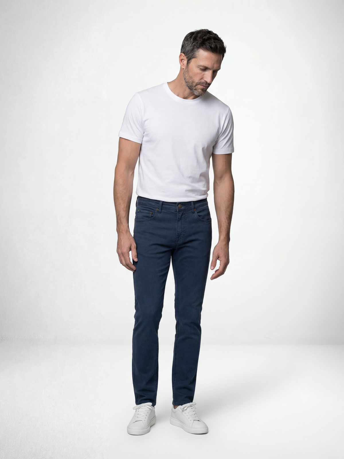 Tapered Fit Glacier Navy Denim