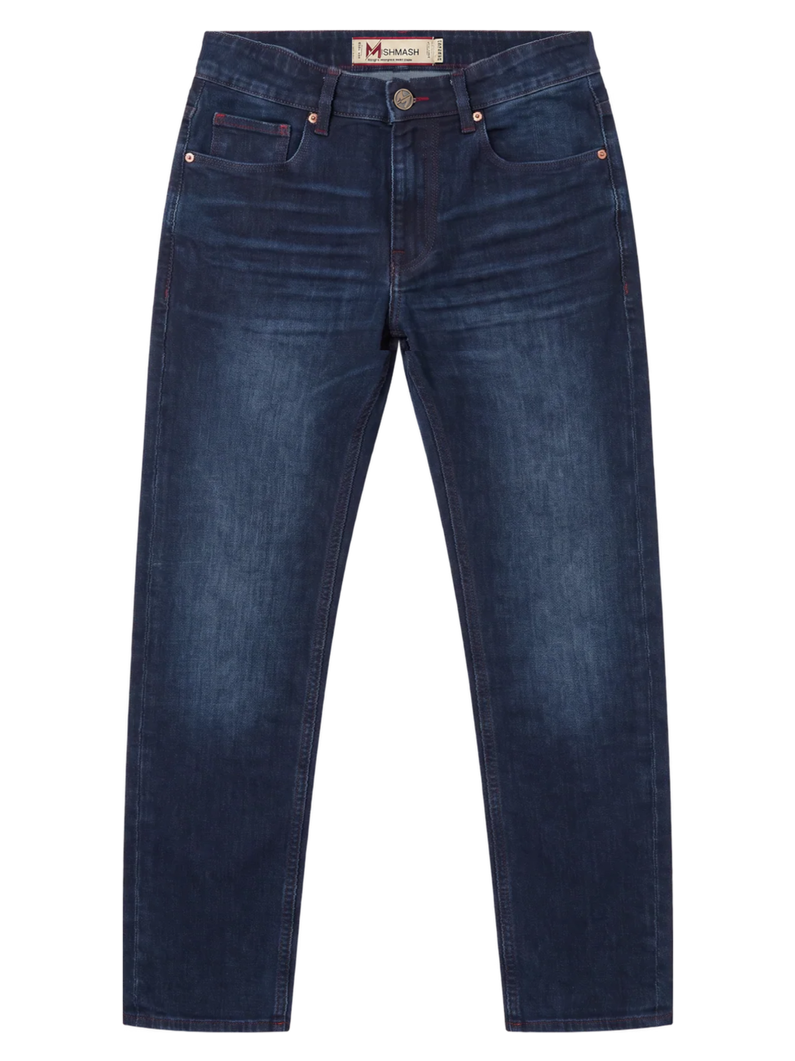 Tapered Fit Ground Dark Jean