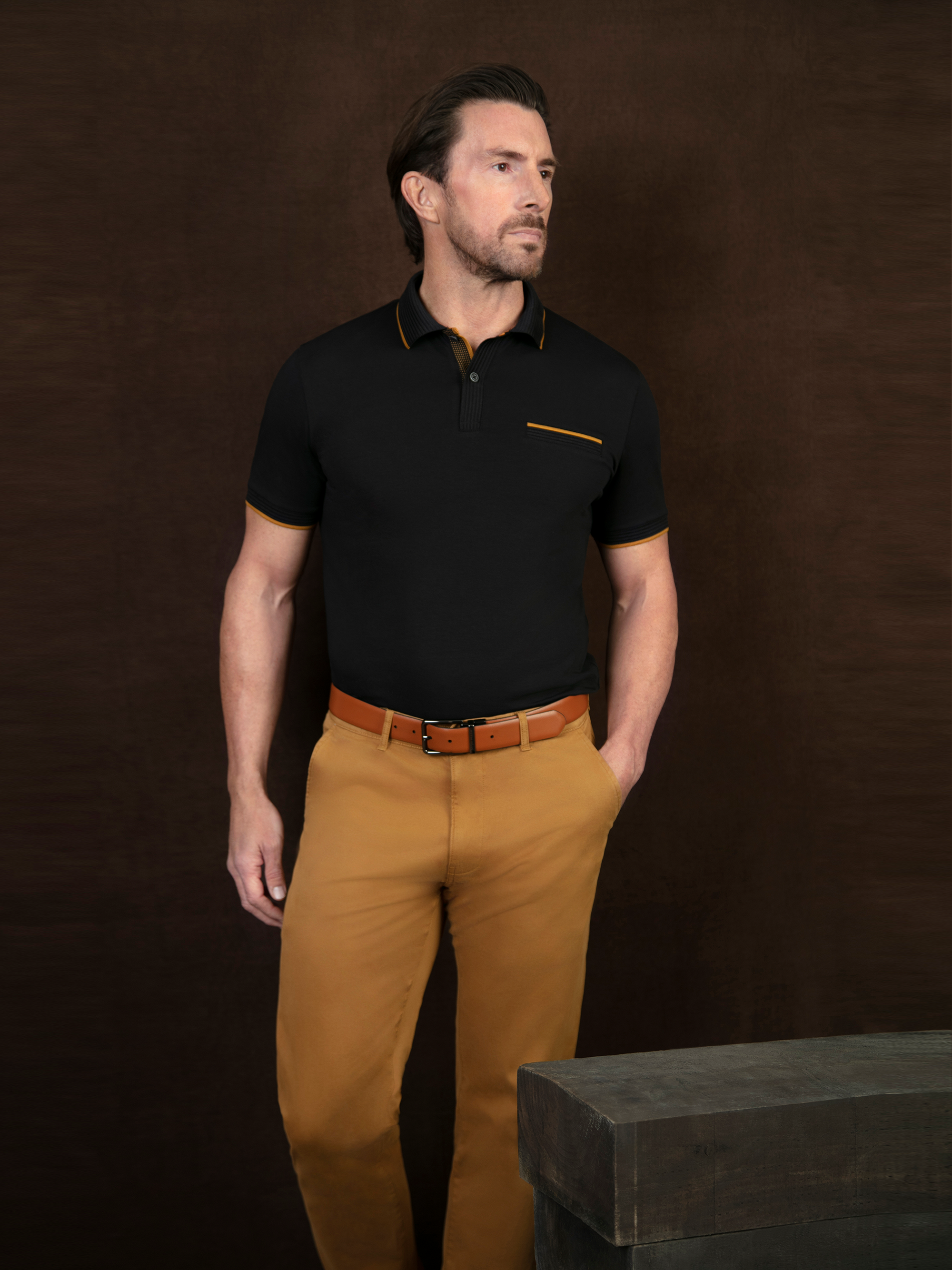 Tonto Black S/S Polo