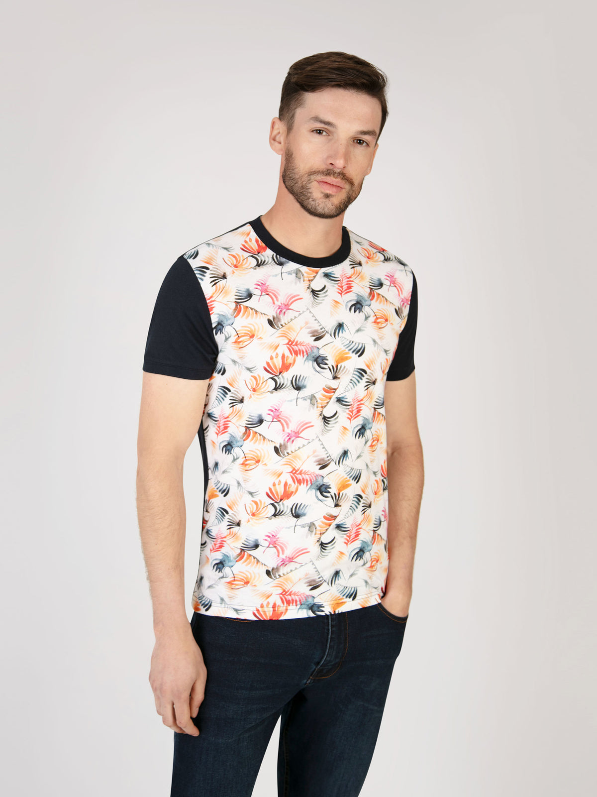 Verona White & Multi T-S