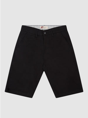 Mid Stretch Weymouth Black Chino Short