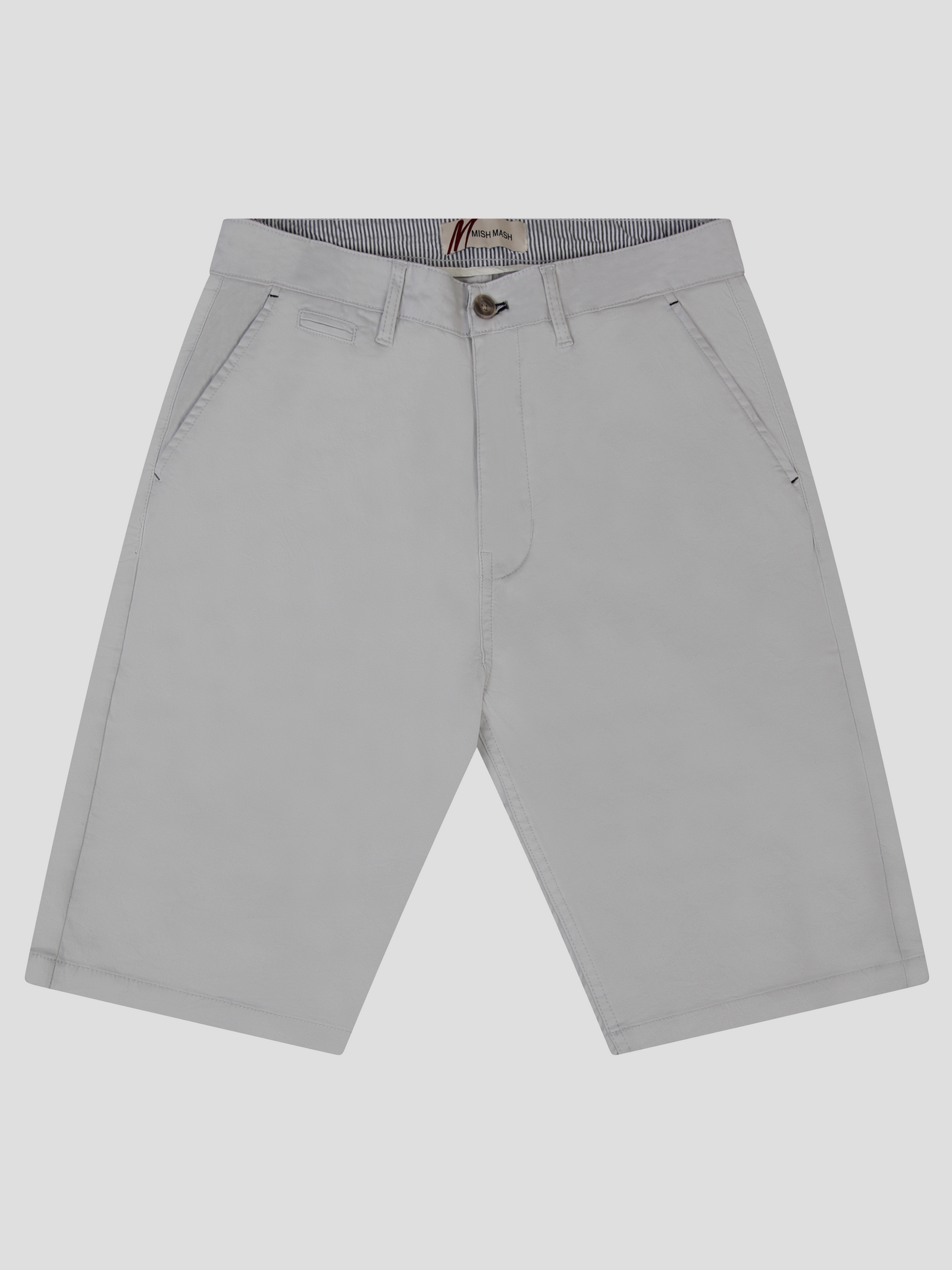 Mid Stretch Weymouth Grey Chino Shorts
