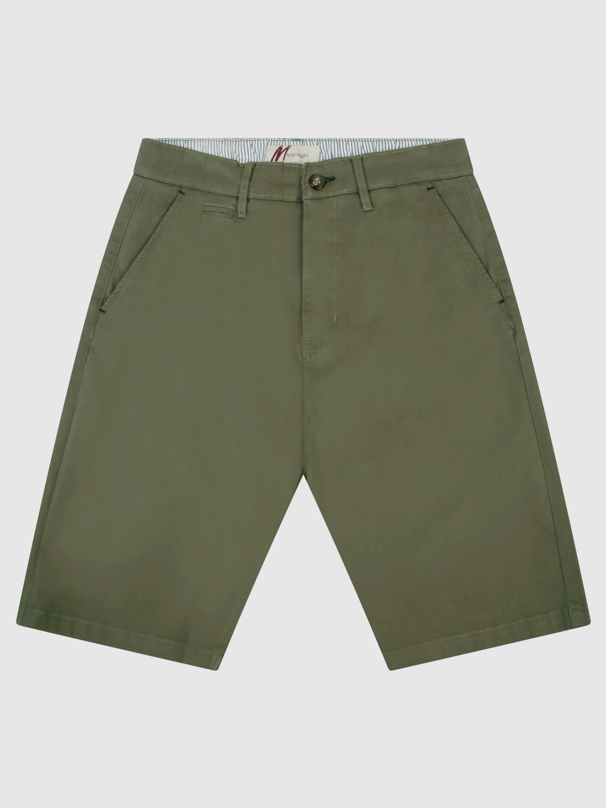 Mid Stretch Weymouth Light Khaki Chino Shorts